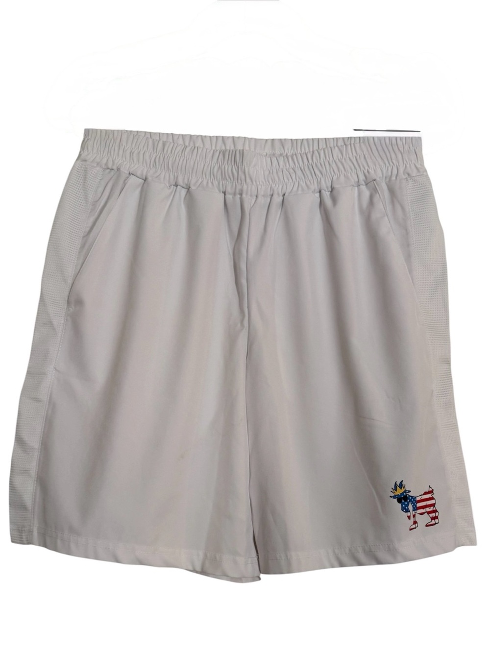 GOAT USA Men's Freedom Athletic Shorts in White

Size: Medium